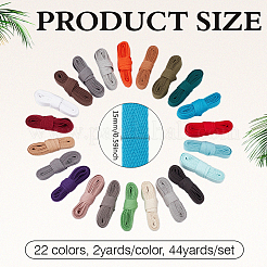 44Yards 22 Colors Cotton Herringbone Ribbon&nbsp;SRIB-MA0001-13A
