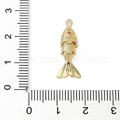 Brass Micro Pave Cubic Zirconia Pendants&nbsp;KK-I371-40G-01B