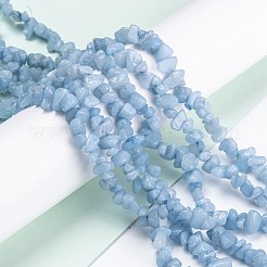 Dyed Natural Aquamarine Beads Strands&nbsp;G-G011-12