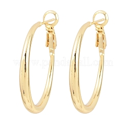 Brass Hoop Earrings for Women&nbsp;EJEW-A156-17B-G