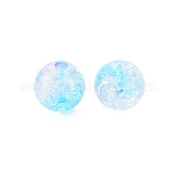 Transparent Crackle Acrylic Beads&nbsp;MACR-S370-N10mm