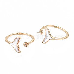 Brass Peg Bails Cuff Finger Ring Settings&nbsp;KK-S354-288-NF