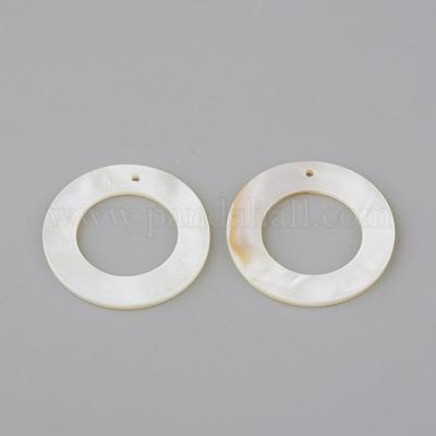 Freshwater Shell Pendants&nbsp;SHEL-Q008-47-1