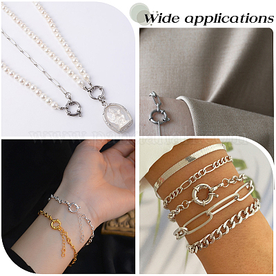 12Pcs Brass Spring Ring Clasps&nbsp;KK-BBC0024-17A-1
