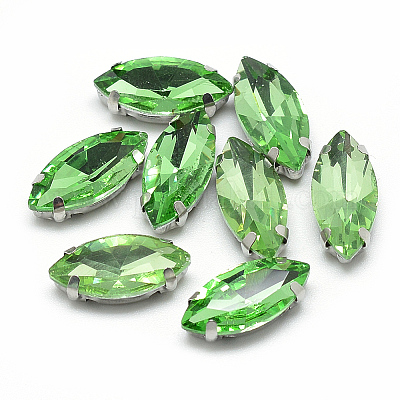 Sew on Rhinestone&nbsp;RGLA-T034-4x8mm-19-1