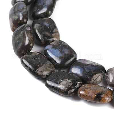 Natural Glaucophane Beads Strands&nbsp;G-C141-C01-01-1