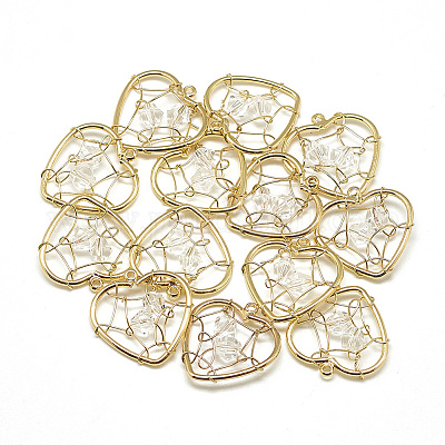 Brass Pendants&nbsp;X-KK-T032-062G-04-1