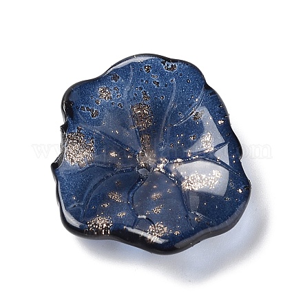 Transparent Glass Beads Caps GLAA-A011-08A-1