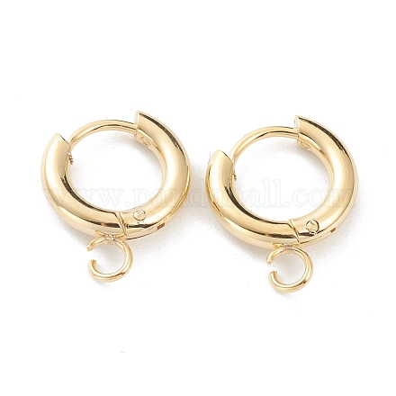 Gold hoop findings hotsell