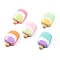 Resin Cabochon, Ice Cream, Mixed Color, 24x15.5x6mm