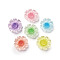 Opaque Resin Cabochons, Flowers, Mixed Color, 27x25x7.5mm