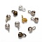 Brass Bead Tips, Mixed Color, 11x6mm, Hole: 3mm, Inner Diameter: 3mm