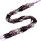 Natural Mixed Gemstone Beads Strands, Round Beads, Faceted, 3~3.5x3mm, Hole: 0.5mm, about 129~132pcs/strand, 15.16''~15.55''(38.5~39.5cm)