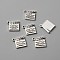 Tibetan Style Alloy Pendants, Clapperboard, Antique Silver, 23x22.5x2mm, Hole: 1.6mm