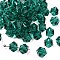 K9 Glass, Imitation Austrian Crystal Beads, Grade AAA, Faceted, Cornerless Cube Beads, Dark Cyan, 6x5.5x5.5mm, Hole: 0.7~0.9mm