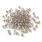 Transparent Glass Beads, Faceted, Bicone, Rosy Brown, 3.5x3.5x3mm, Hole: 0.8mm, 720pcs/bag.