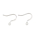 Brass Flat Ear Wire&nbsp;KK-CBA57BD-09P-1
