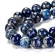 Natural Lapis Lazuli Round Bead Strands&nbsp;G-E262-01-8mm-5
