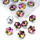 Electroplated Glass Charms&nbsp;EGLA-N006-015B-2