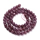 Natural Ruby Beads Strands&nbsp;G-L631-A01-6mm-AA-3