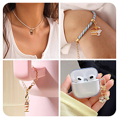 40Pcs 10 Styles Food Theme Rack Plating Alloy Enamel Pendants&nbsp;ENAM-TA0003-66