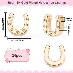 24Pcs Brass Charms&nbsp;KK-BBC0008-47