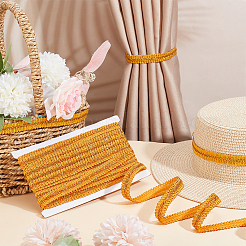 Polyester Metallic Braided Lace Trim&nbsp;OCOR-WH0074-92G