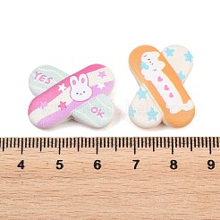 Printed Opaque Acrylic Beads&nbsp;MACR-B838-06