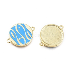 Brass Enamel Links Connectos&nbsp;KK-P9710-A01