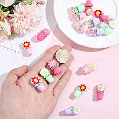 20Pcs 20 Styles Silicone Beads&nbsp;SIL-PA0001-55