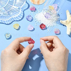 14Pcs 7 Colors Handmade Lampwork Beads&nbsp;LAMP-CJ0002-17