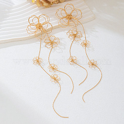 Alloy Stud Dangle Earrings for Women&nbsp;WG083A2-01