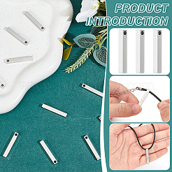 12Pcs 304 Stainless Steel Pendants&nbsp;STAS-BC0003-78P