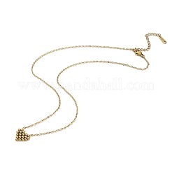 304 Stainless Steel Cluster Heart Pendant Necklaces for Women Men&nbsp;LS-NJEW-Q028-11G