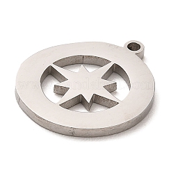 Non-Tarnish 304 Stainless Steel Pendants&nbsp;STAS-E199-05P