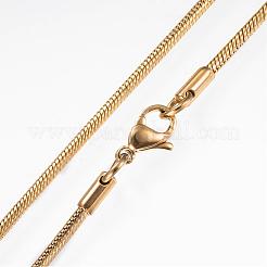 304 Stainless Steel Necklaces&nbsp;NJEW-D281-03