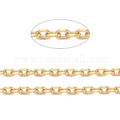 PVD Vacuum Plating 304 Stainless Steel Cable Chains&nbsp;CHS-D033-03G-02