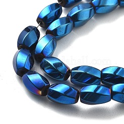 Electroplated Synthetic Non-magnetic Hematite Beads Strands&nbsp;G-P545-G02-02E
