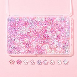 216Pcs 6 Styles Transaparent Acrylic Beads&nbsp;PACR-FS0001-05