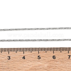 1.2MM 304 Stainless Steel Boston Link Chain Necklaces&nbsp;NJEW-D328-01P-03