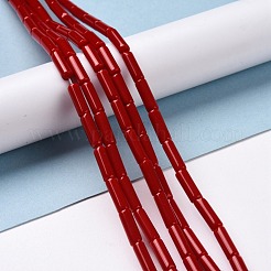 Synthetic Imitate Coral Beads Strands&nbsp;G-D464-10