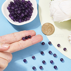 100Pcs Natural Amethyst Beads&nbsp;G-SP0001-22B