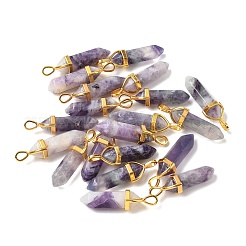 Natural Charoite Pointed Pendants&nbsp;G-G902-A03