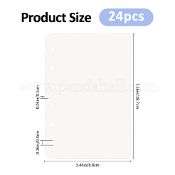 Plastic Notebook Index Divider Sheets&nbsp;AJEW-WH0609-687C