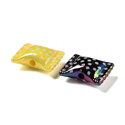 UV Plating Iridescent Acrylic Beads&nbsp;X-MACR-D032-12