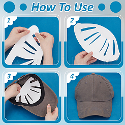 Paper Hat Shaper Insert for Baseball Caps&nbsp;LS-AJEW-WH0460-093