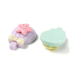 Opaque Resin Cabochons&nbsp;CRES-F030-01N