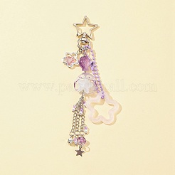 Acrylic & Glass Pendant Keychains&nbsp;X1-KEYC-FZ00005