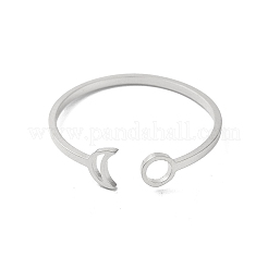 Non-Tarnish 304 Stainless Steel Open Rings&nbsp;STAS-R226-07P