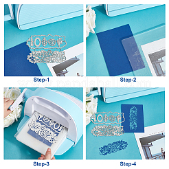 Carbon Steel Cutting Dies Stencils&nbsp;DIY-WH0309-1776